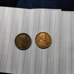 1956 Penny And A 1945 Penny Make Me An Offer For One Or Both It's Up To You If You Want Them