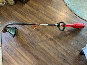 Troy-Bilt TB32CS Corded Electric String Trimmer Straight Shaft Red/Black