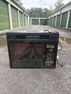 26in WiFi Smart Infrared Quartz Electric Fireplace