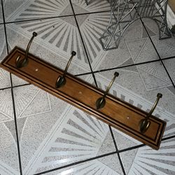 Wood Wall Coat Hanger