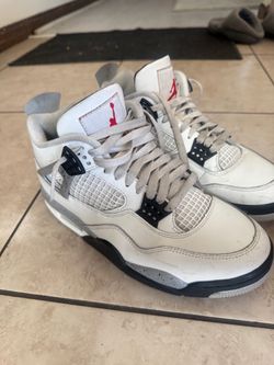 Jordan Air Jordan 4 Retro OG 2025 White Cement Leather Mid Top