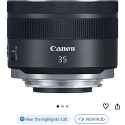 Canon RF35mm F1.8 is Macro STM Lens