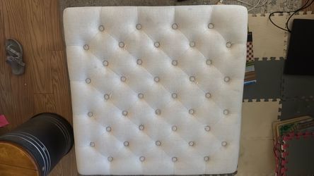 Tufted Upholstered Ottoman or Headboard