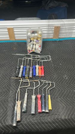 micro rollers. multiple handles and covers take all for $25