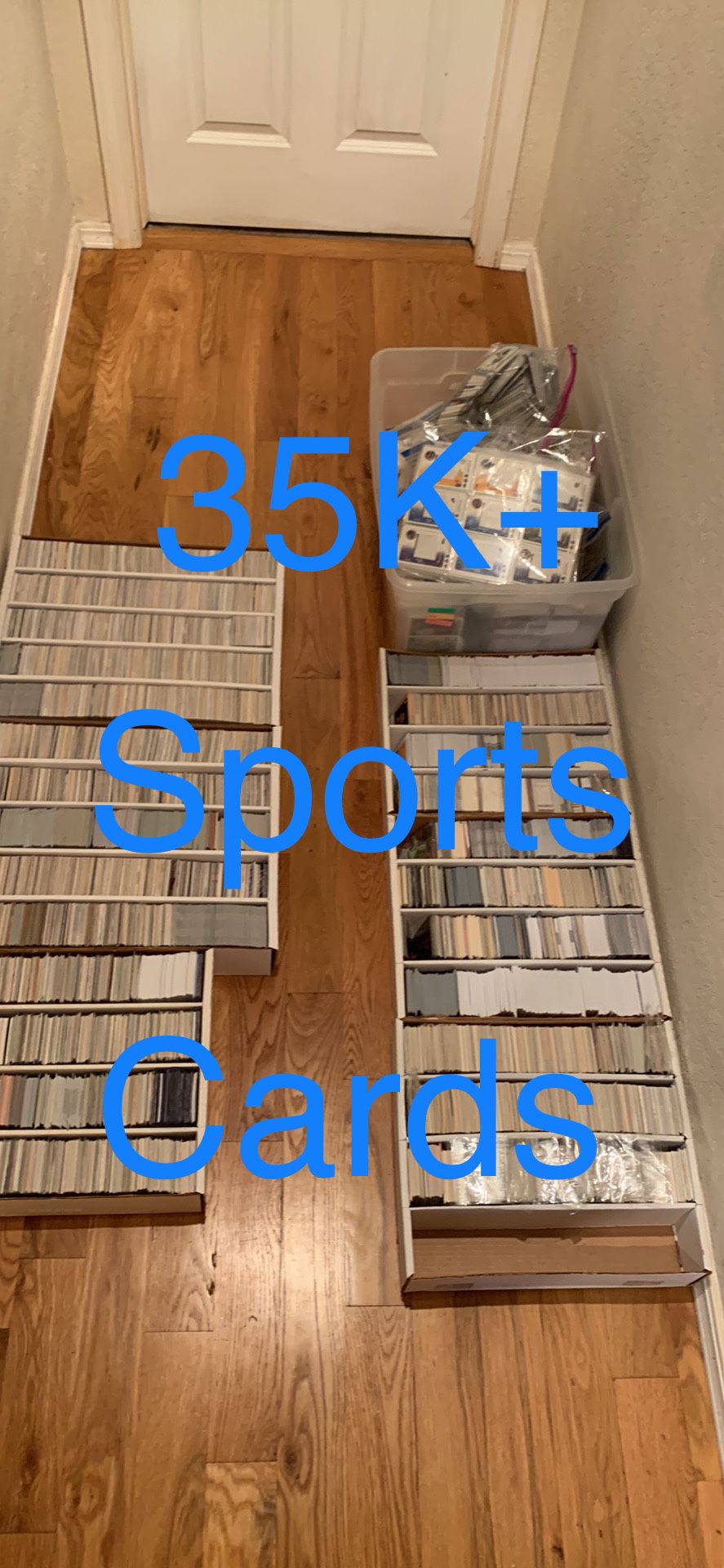 35K+ Football, Baseball, Basketball Cards, Panini Prizms, Topps, NBA Cards, NFL Cards, MLB Cards.