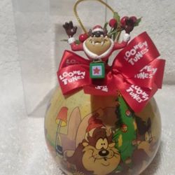 Vintage Looney tunes christmas ball ornament #1