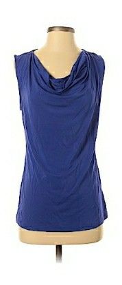 Banana Republic Womens Draped Neckline Shirt Sz 12