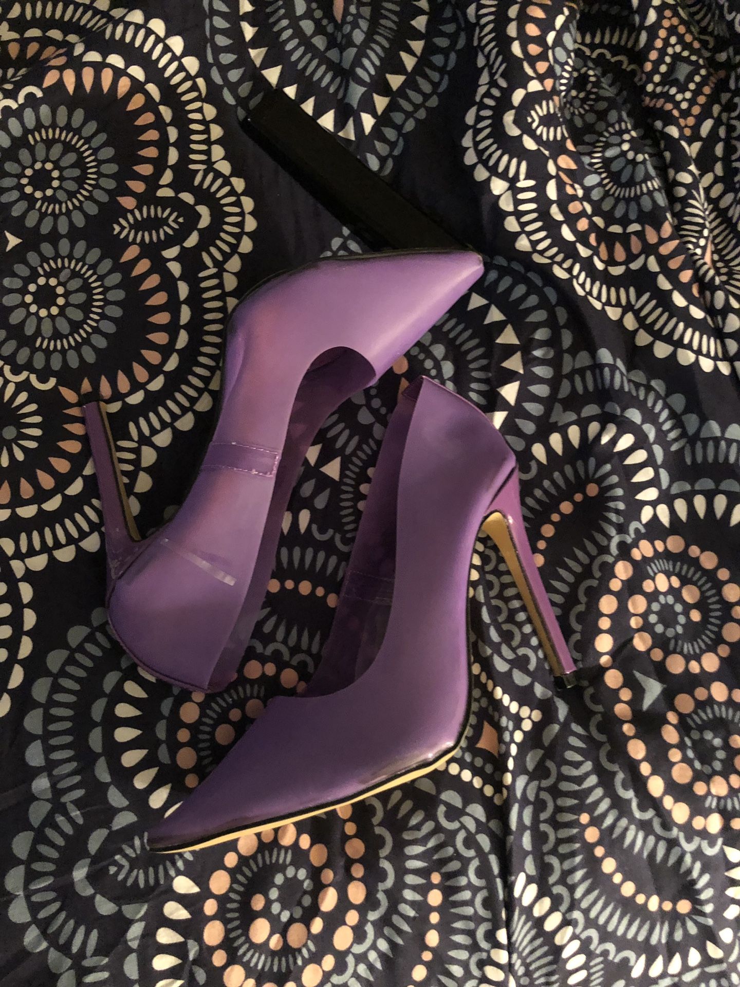 Purple perplex brand new heels size 9