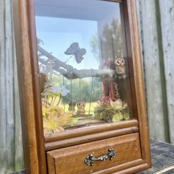 Antique Soild Wood Musical Box