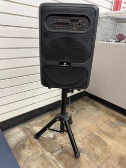 Maxpower Portable PA Speaker with Tripod Stand