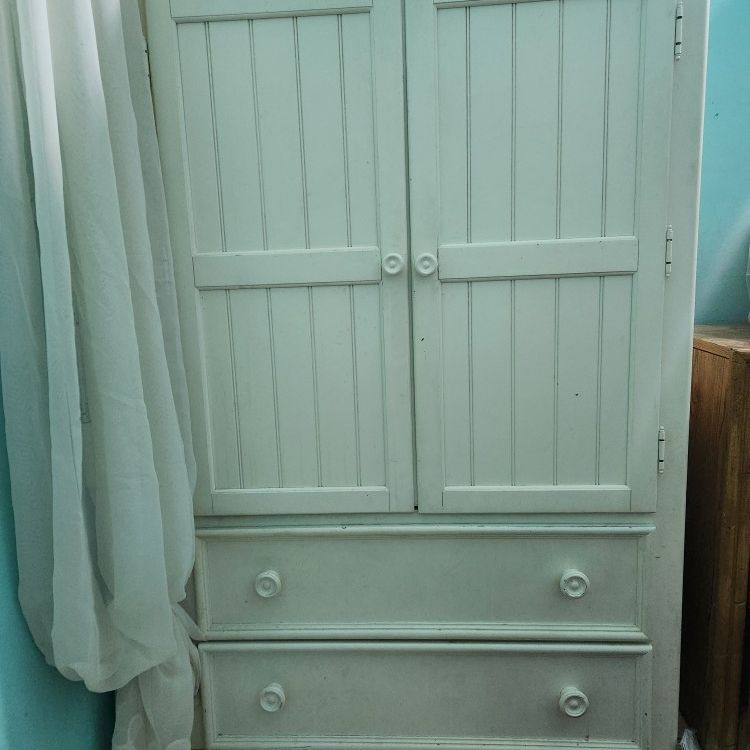 Off White Armoire For Sale