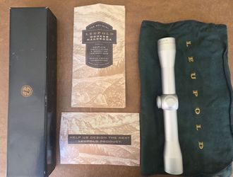 New in box Leupold M8 2.5x32 IER Scope Model 50184 color silver