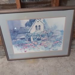 Garden Home - Dalina Darton - Framed Art Print 34x26