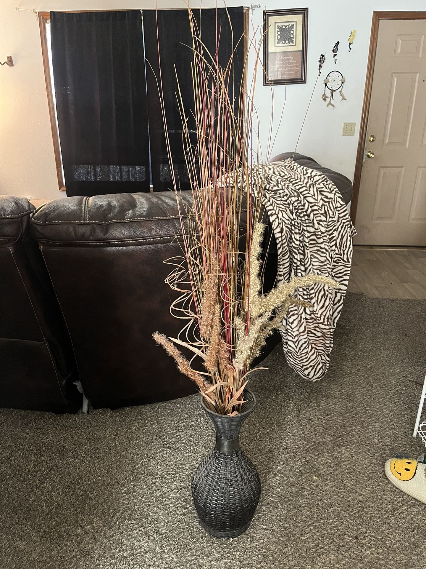 5ft Fake Plant in Wicker Vase 