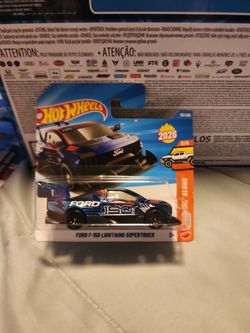 Hot Wheels Short Card Ford F-150 lightning super truck