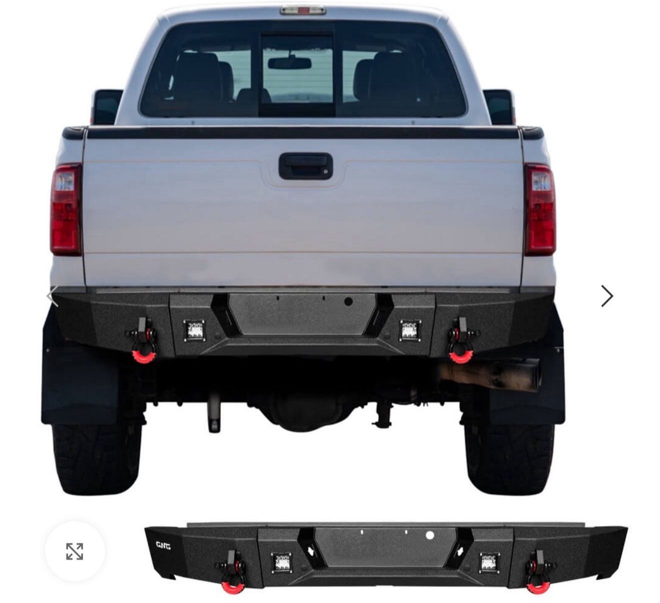 GNG Rear Bumper Fits 1(contact info removed) Ford F250 F350 F450 Super Duty
