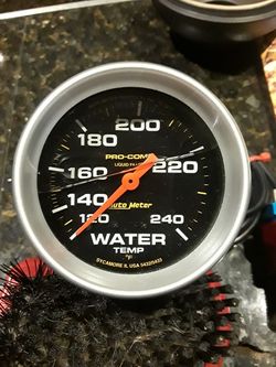 Pro comp water temp gauge