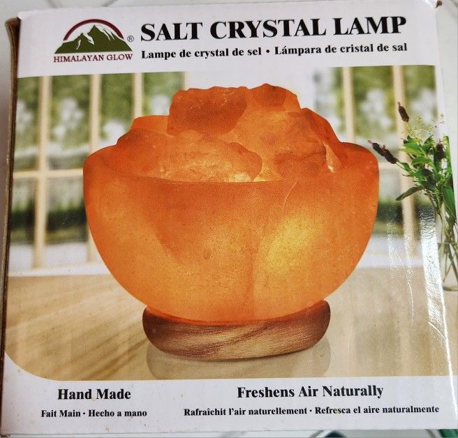 Salt Crystal Lámpara-Lampara De SAL Marina