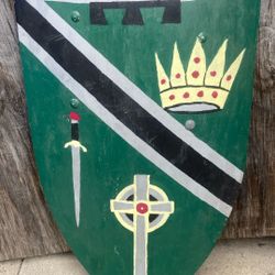 Wood Medieval Style Shield. 