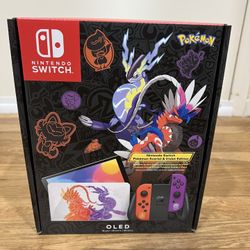 Nintendo OLED Switch Console Pokémon Scarlet & Violet Limited Edition NEW!