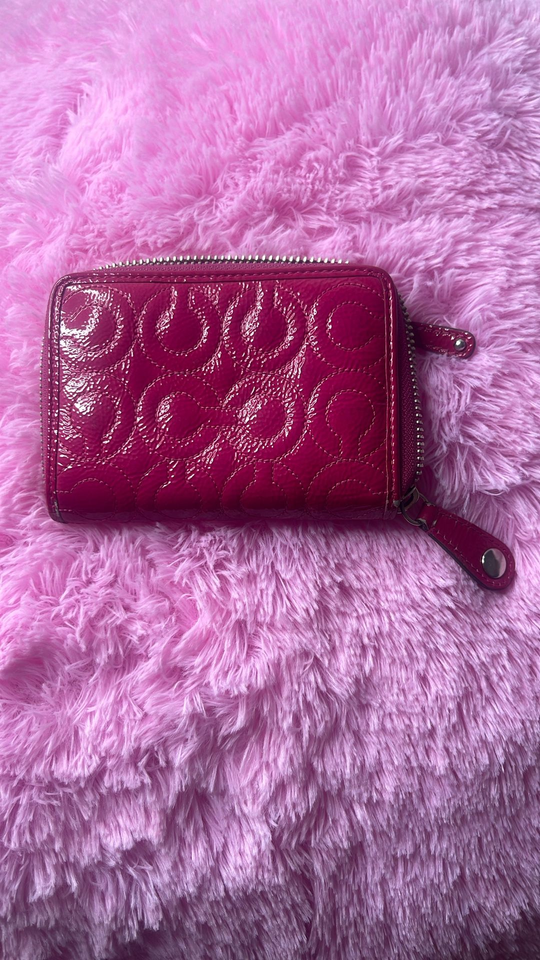 Coach HOT PINK WALLET
