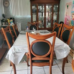 Rectangle Table With 6 Chairs 