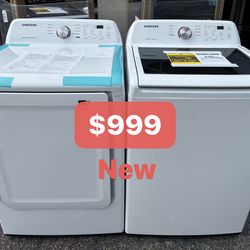 New Samsung washer and dryer
