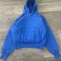 Blue Yeezy Gap Hoodie Double Layered