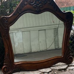Wooden Mirror