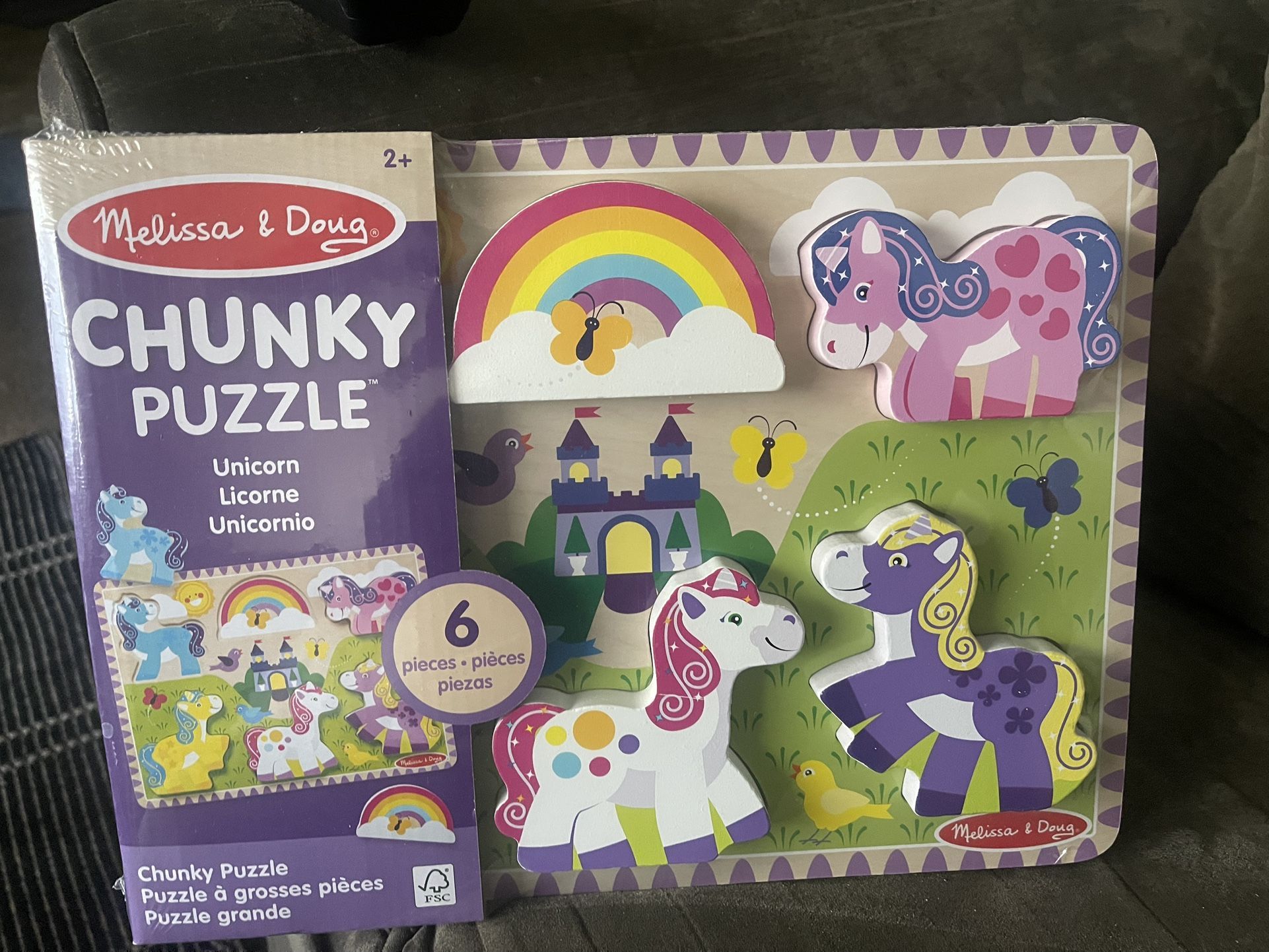 Unicorn Chunky Puzzle-new!