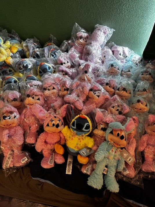 Disney Easter Plush 2022 Lot Of 50 WHOLE SALE! NEW IN BAG