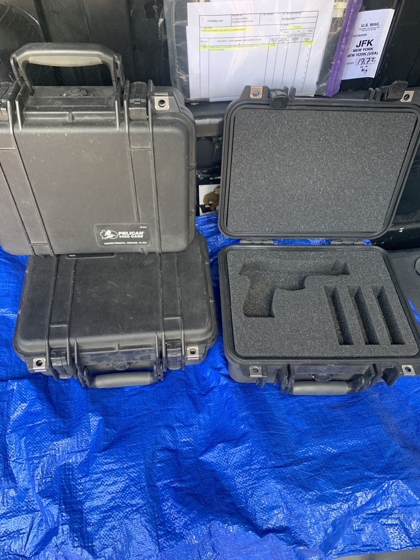 Genuine Pelican Pistol & Magazine Case Lockable!
