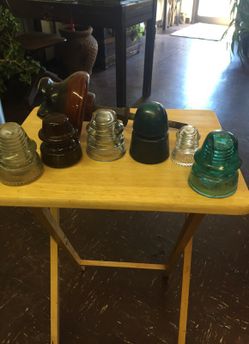 Railroad Insulators have all different kinds total of at least 50 make offer all.or just a couple