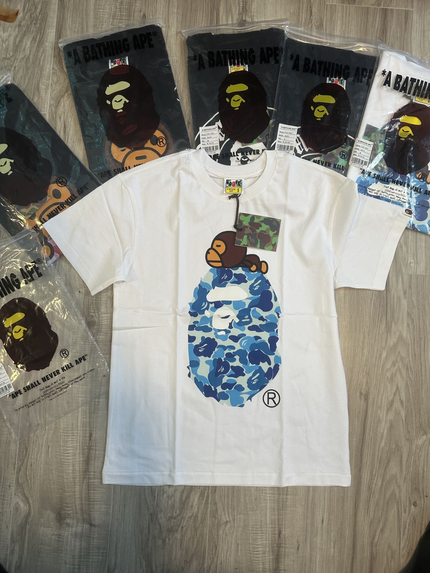 Blue Bape tee