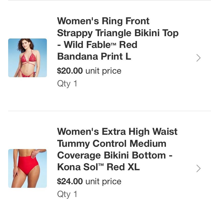 BRAND NEW target Bathing Suits 