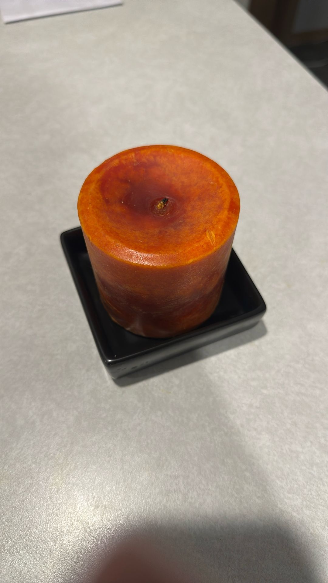 Candle With Ceramic Candle Holder 