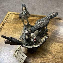 Vintage Classic American Legacy Southwest Wildlife Collection Road Runner Family