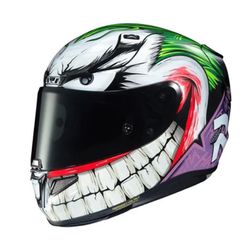 NEW  DC Comics Joker Motorcycle Helmet Large