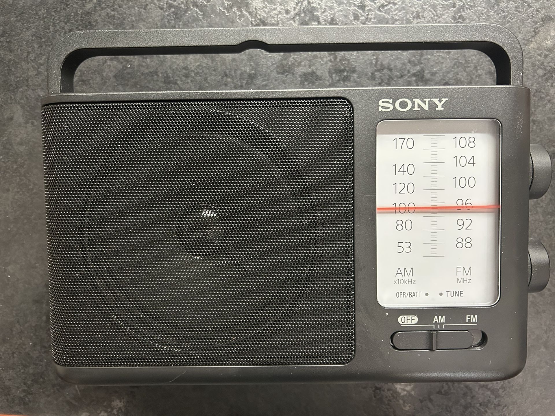 Sony ICF-506 Analog Tuning Portable FM/AM Radio