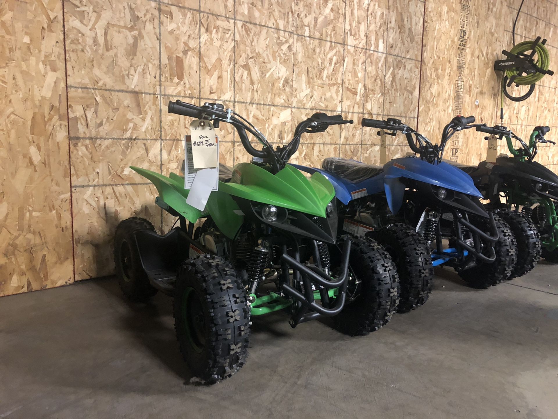 Brand new 50cc atv four wheeler with warranty