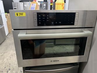 Bosch built in microwave in stainless steel new open box