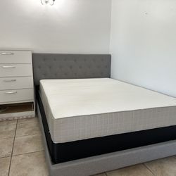 Vendo Bastidor Y Colchón Queen