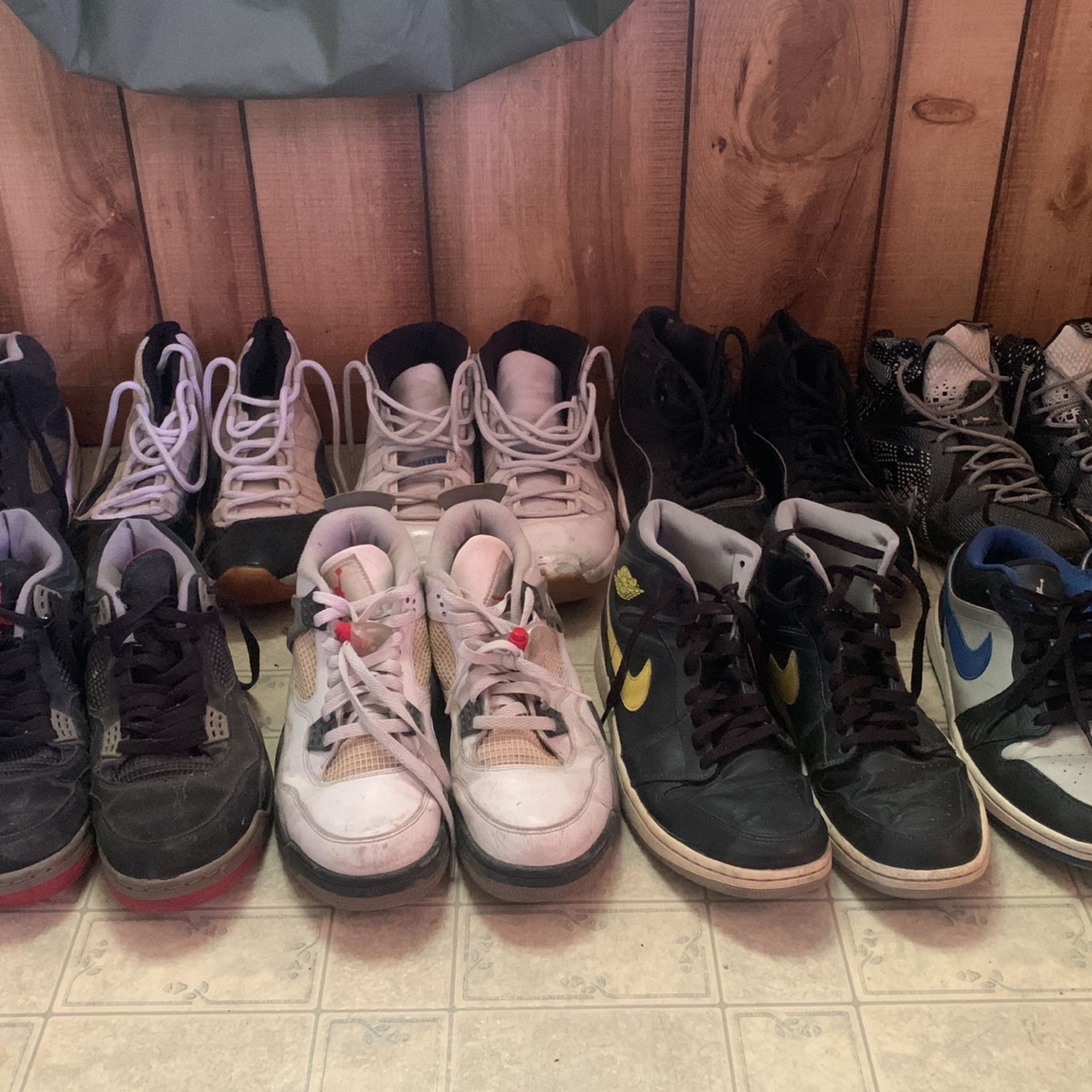 RETROS AND NIKES FOR MATERIALS!