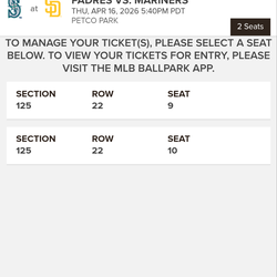 Padres vs Rockies 4/16