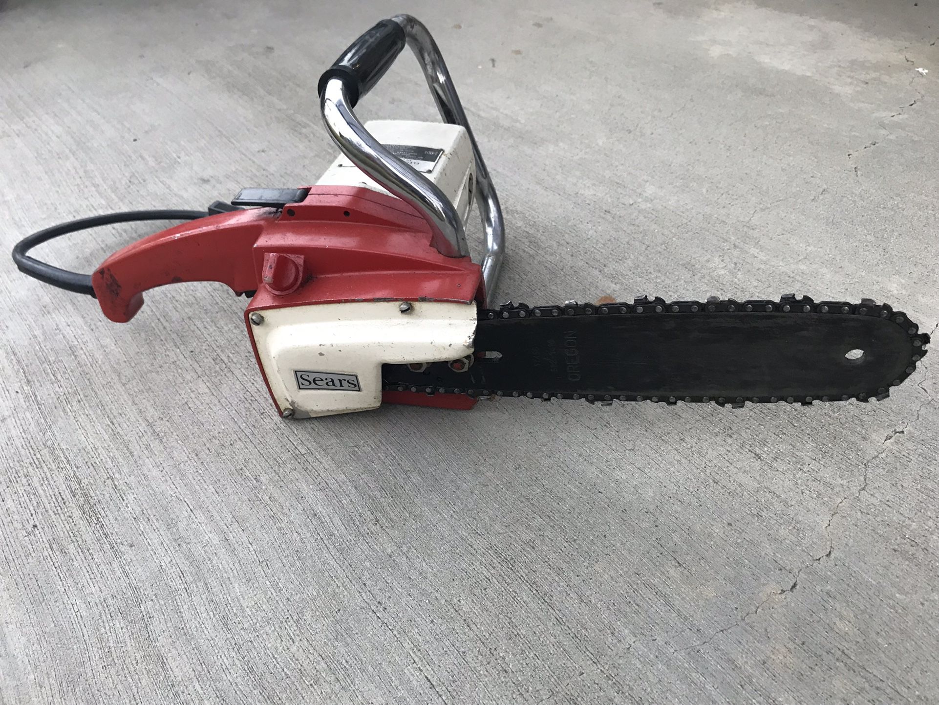Vintage Sears Electric Chainsaw