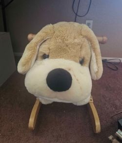 Toys rocking puppy for children