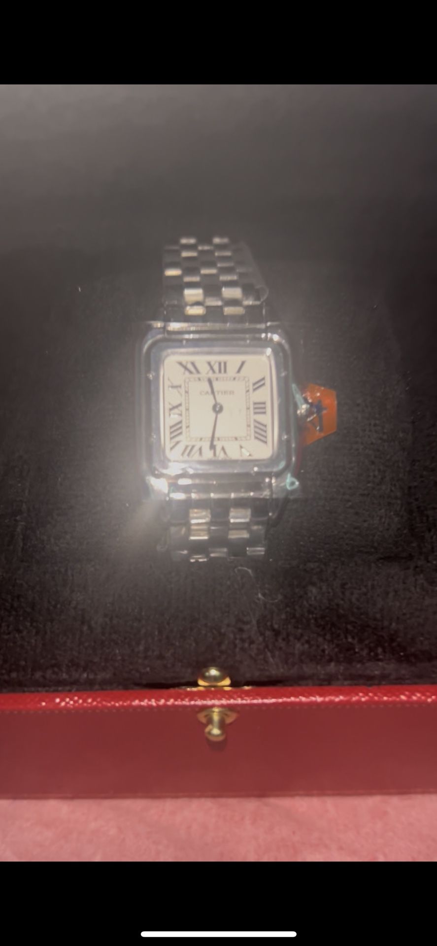 Silver Cartier Watch đ¤đâī¸