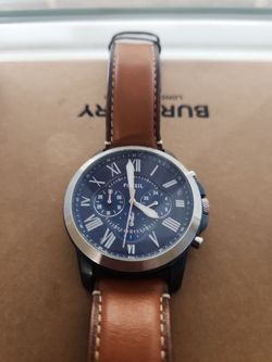 Grant Chronograph Light Brown Leather Watch