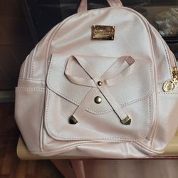Light Pink Mini Backpack