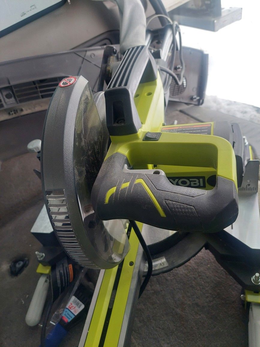 Ryobi Miter Saw With Horse